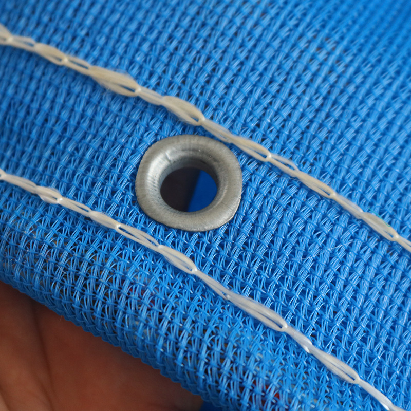 大连蓝色安全网 建筑工地防护安全立网密目式安全网 阻燃密目网