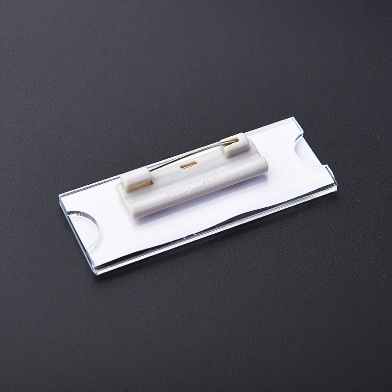 亚克力别针胸牌工号牌员工胸卡磁铁工作牌酒店员工姓名牌职位牌