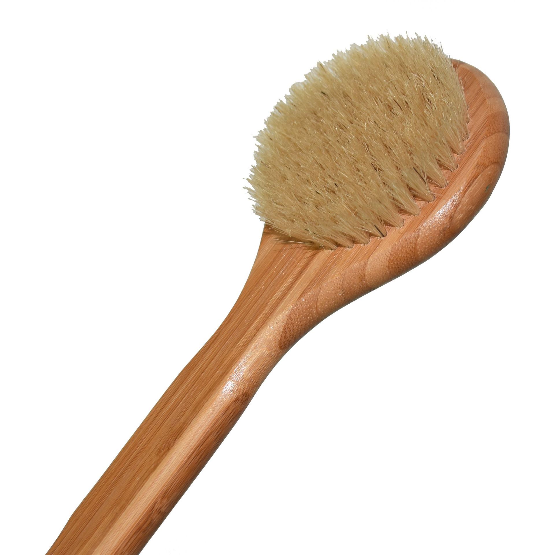 厂家直销 楠竹长柄猪鬃洗澡刷竹柄浴刷清洁刷搓背刷刷子 现货热销