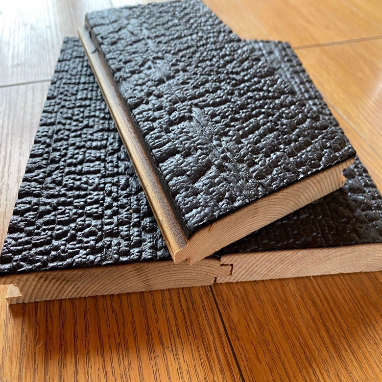 碳化珍珠木扣板 火烧木墙板 烧杉木20*100*1950mm