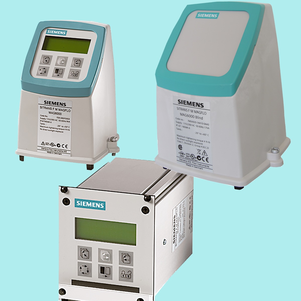 mag 6000变送器西门子电磁流量计流量变送器7me6920-1qa30-1aa0