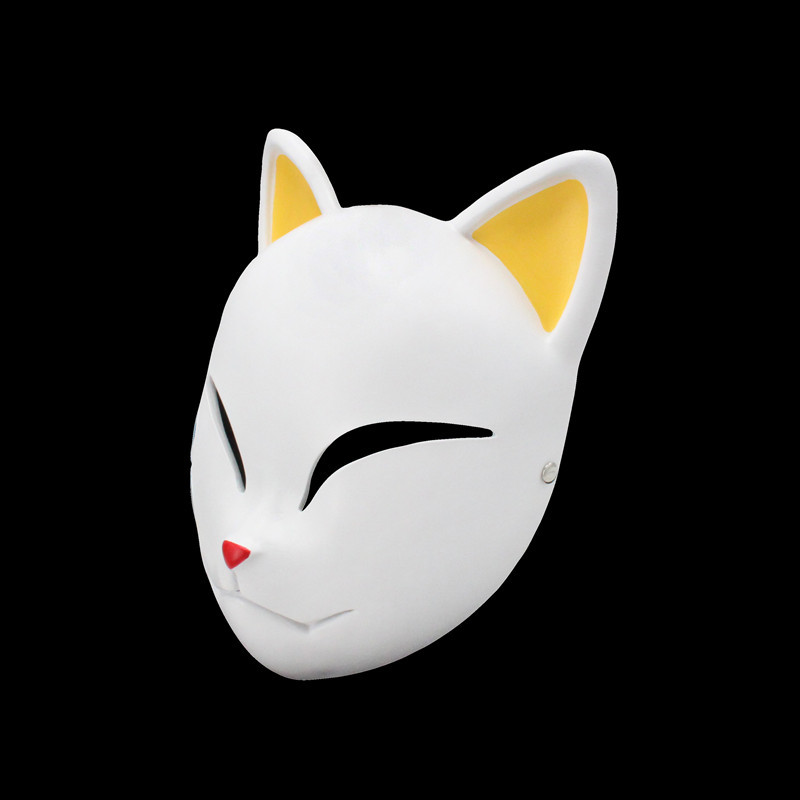 万圣节日本动漫竹苑鬼灭之刃炭治郎锖兔真菰蝴蝶狐狸树脂面具