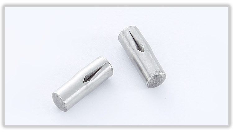 半长倒锥槽槽销 不锈钢双头槽销 不锈钢圆柱销 开槽圆柱销 带槽销