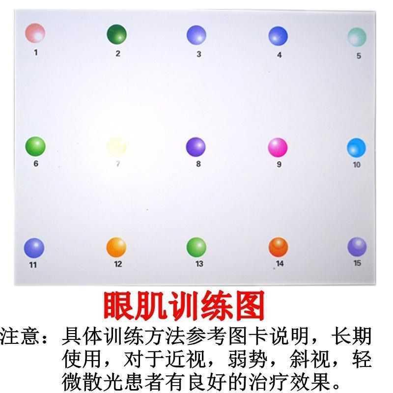 儿童视力表配件散光恢复训练图近视矫正图远眺远视家用眼肌家庭表
