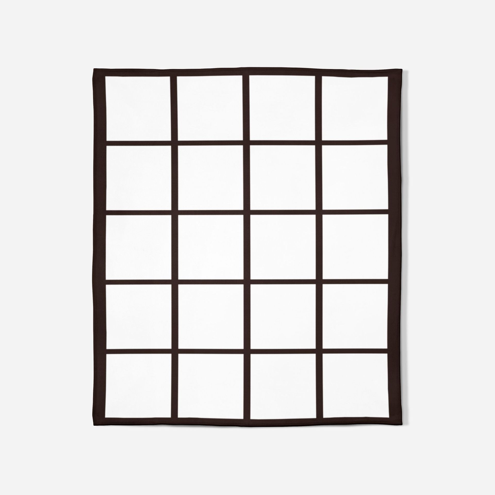 厂家来图定制九宫格毛毯空白午休沙发毯子印花15宫格空调毯热转印