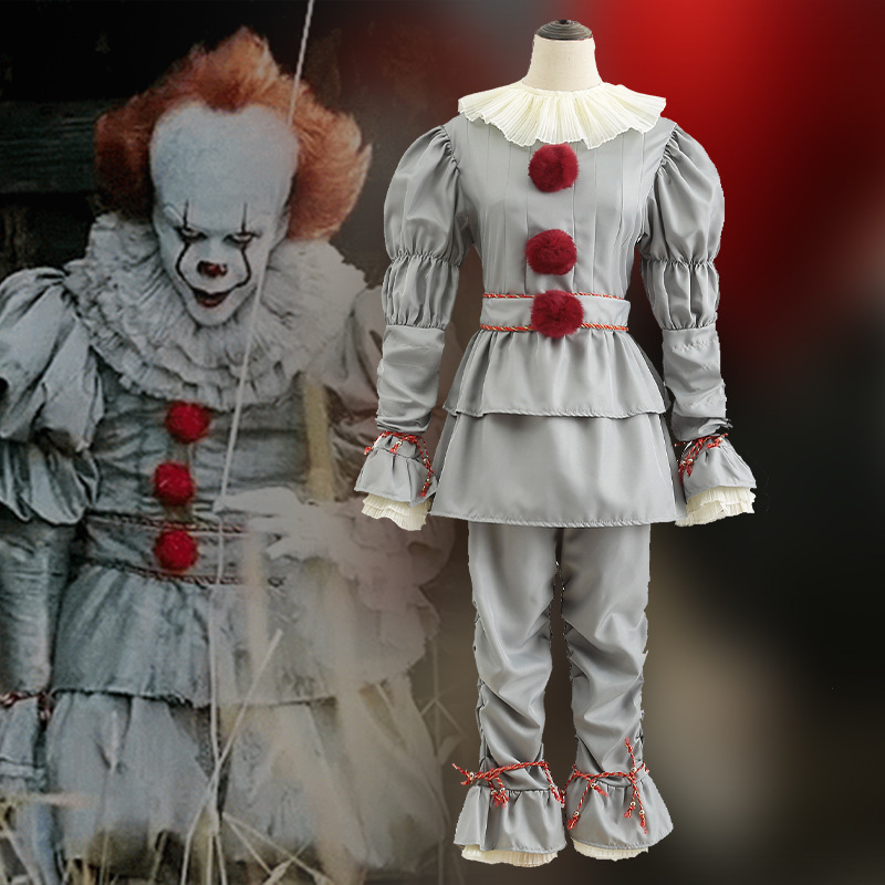 2020新款小丑回魂cos佩尼怀斯cosplay万圣节服装小丑pennywise