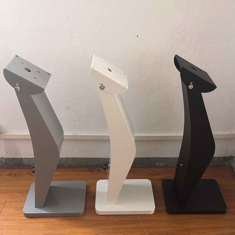 k型底座触控一体机支架定做触摸广告查询机架子落地支架触屏底座