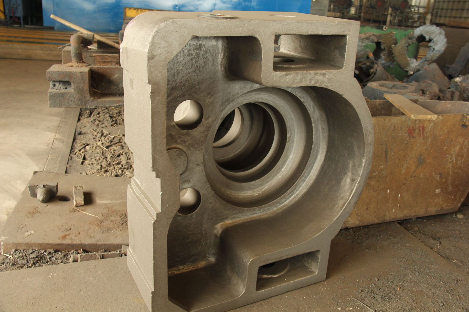 兰石工厂 可定制规格 石油钻采类金属零件 铸造箱体