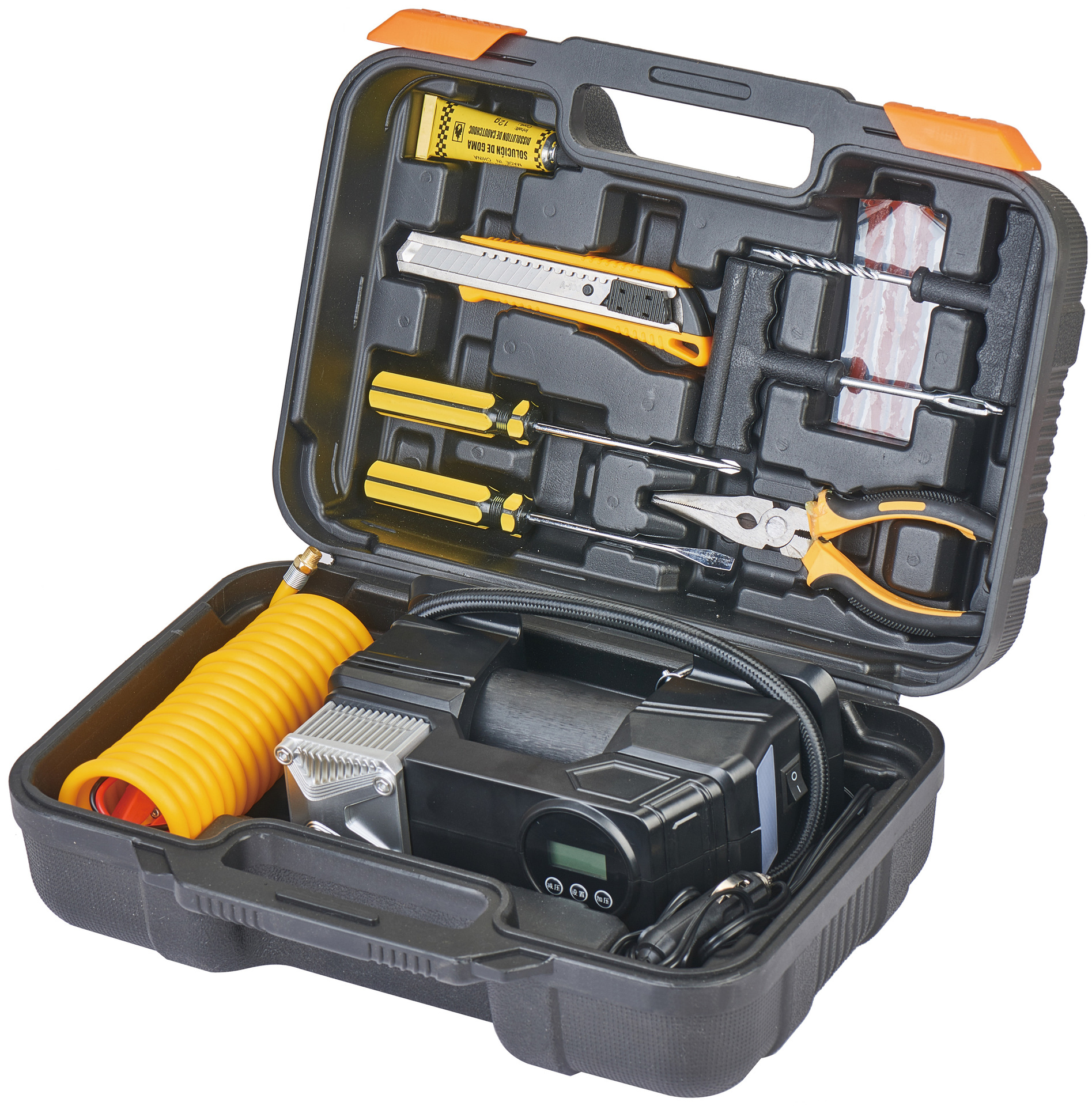 车载充气泵小轿车便携式汽车轮胎多功能12v加气泵车用打气筒加气