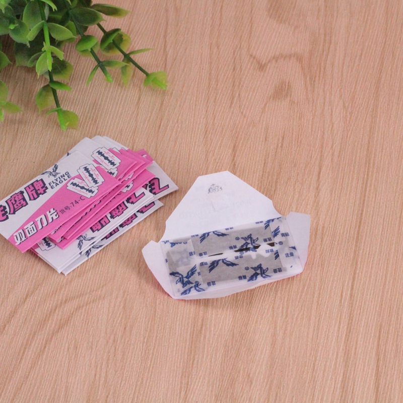 正品飞鹰牌双面刀片74-c飞鹰刀片 飞鹰剃须刀片 200片/大盒