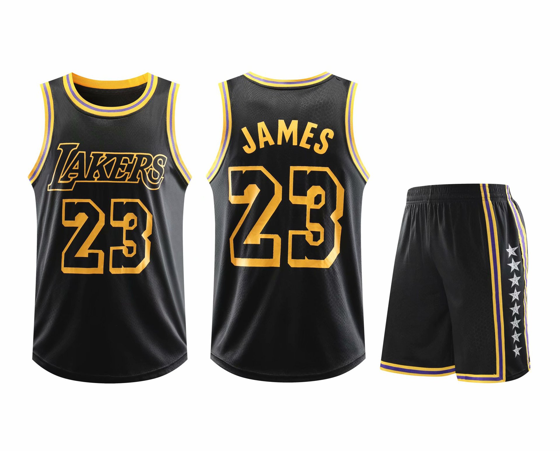 湖人队纪念黑曼巴蛇纹科比前8后24号球衣詹姆斯篮球服曼巴篮球衣