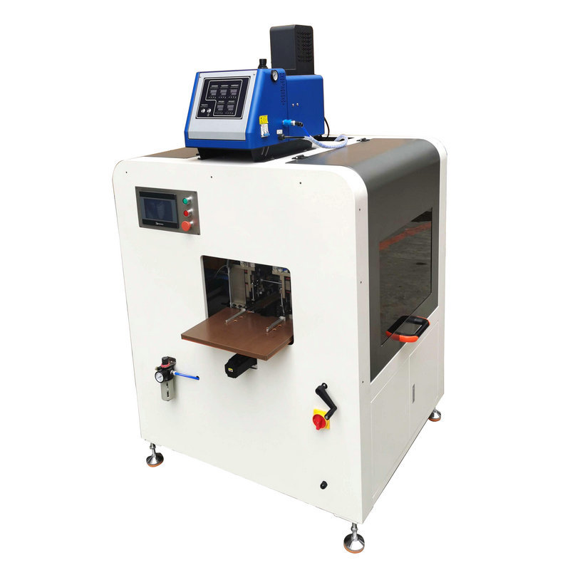 大量供应 wy-300e穿橡胶带机 笔记本精装书相册半自动皮壳书壳机