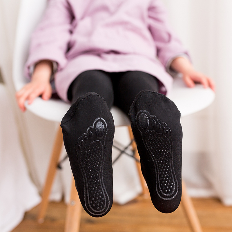 儿童春夏季薄款任意剪钢丝袜硅胶按摩底女童打底裤学生舞蹈袜批发