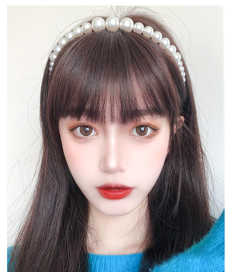 假发女假刘海 厚齐假发刘海自然真发隐形空气刘海 漫画刘海假发片