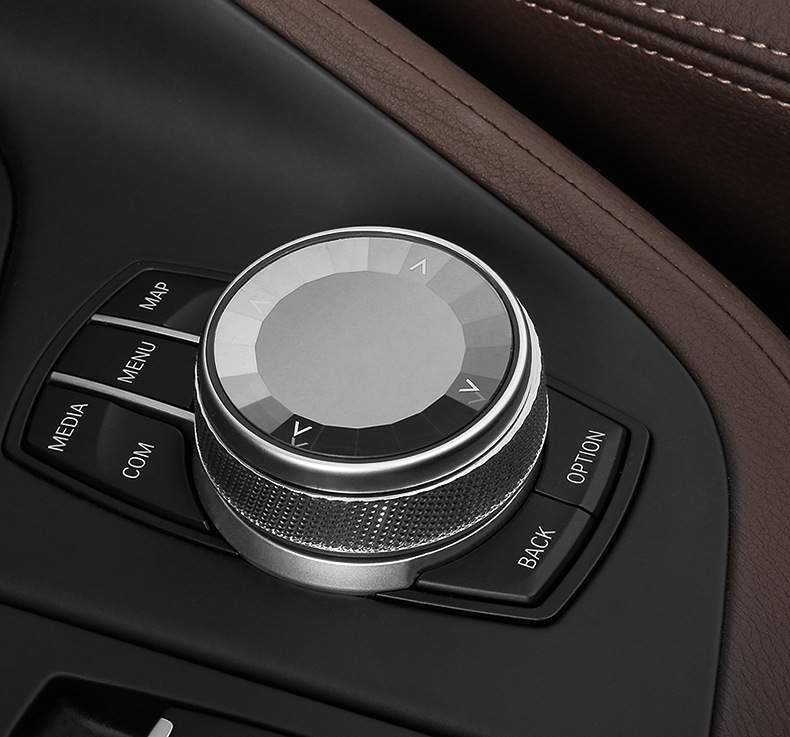 适用于 新宝马1系2系3系5系7系x1x3x4x5x6多媒体水晶旋钮盖改装饰