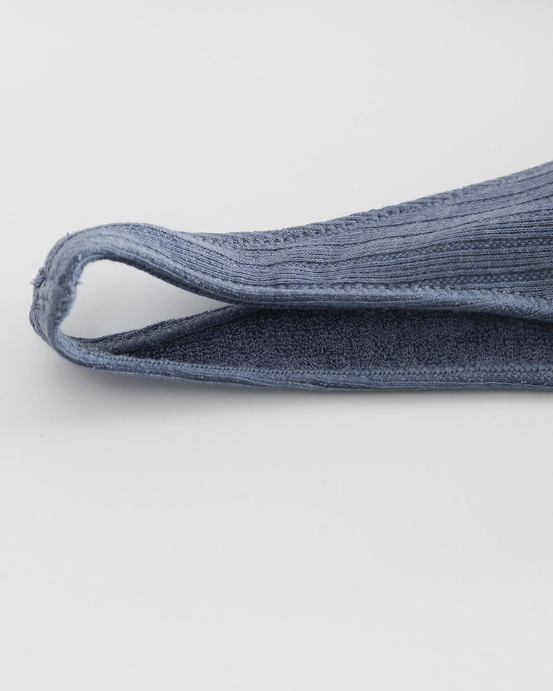 秋冬加厚保暖背心 毛圈款 带罩杯修身款内搭打底衫无袖 纯色棉质