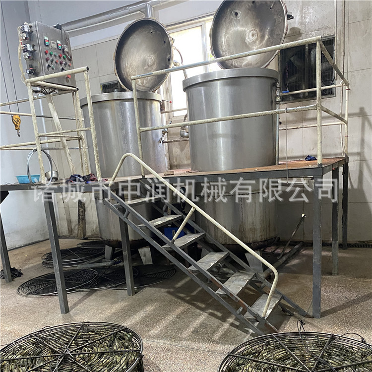大产量粽子蒸煮机器 端午节粽子加工设备 立式高压粽子蒸煮锅