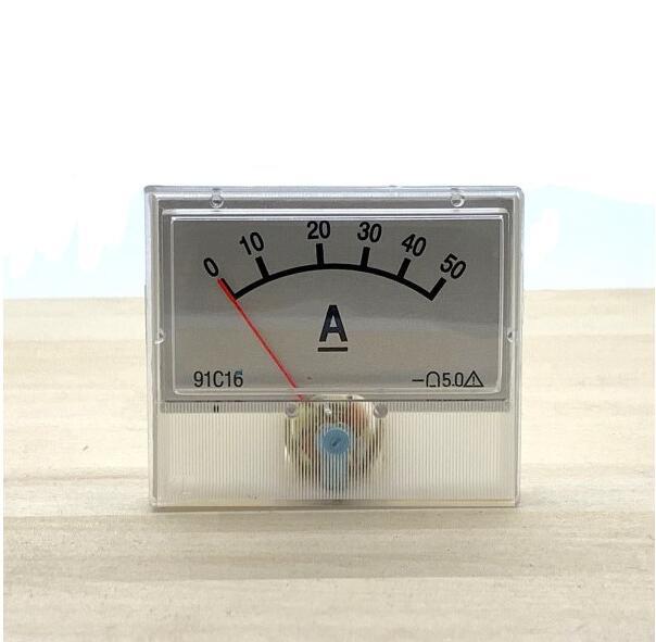 指针式 91c16直流电流表20a 30a 50a 100a 300v逆变器充电机表头