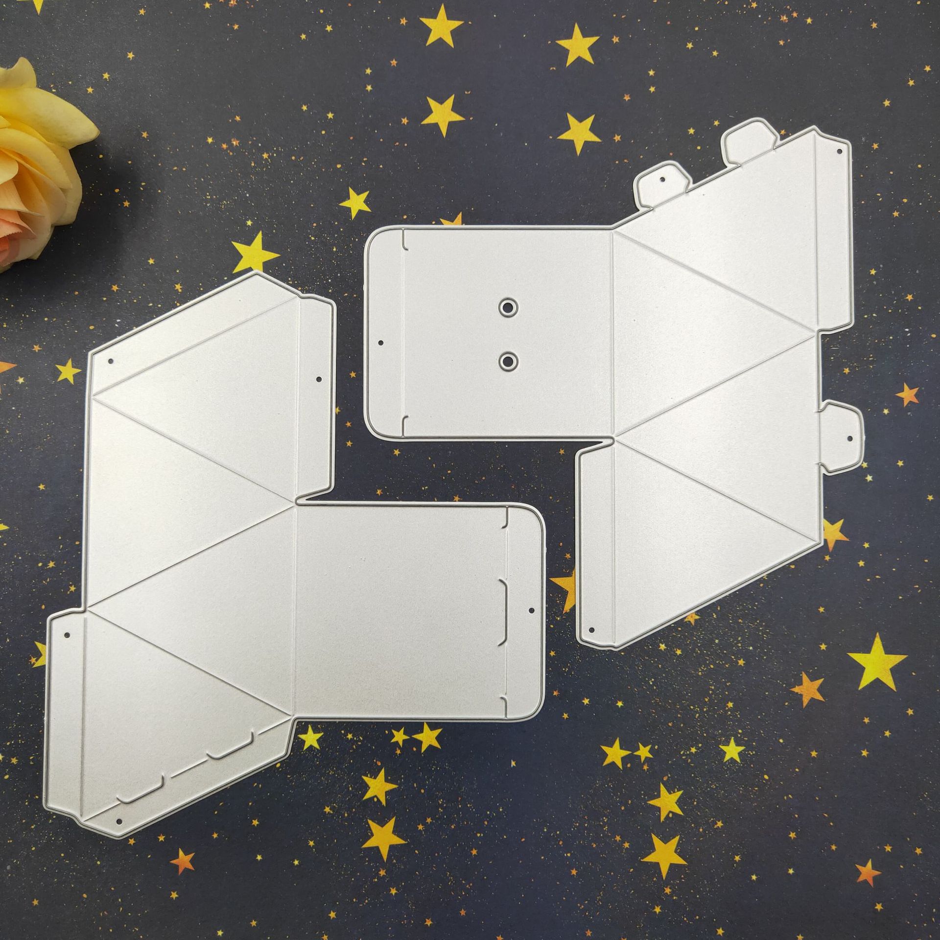 钻石型盒子 cutting dies碳钢压花蚀刻切割刀模剪贴簿手工diy刀模