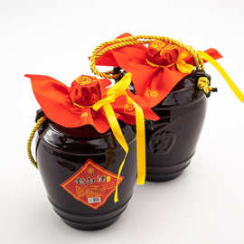 江西特产封缸酒三年陈酿旭祥封缸酒黄酒糯米酒1.5l装甜米酒asz