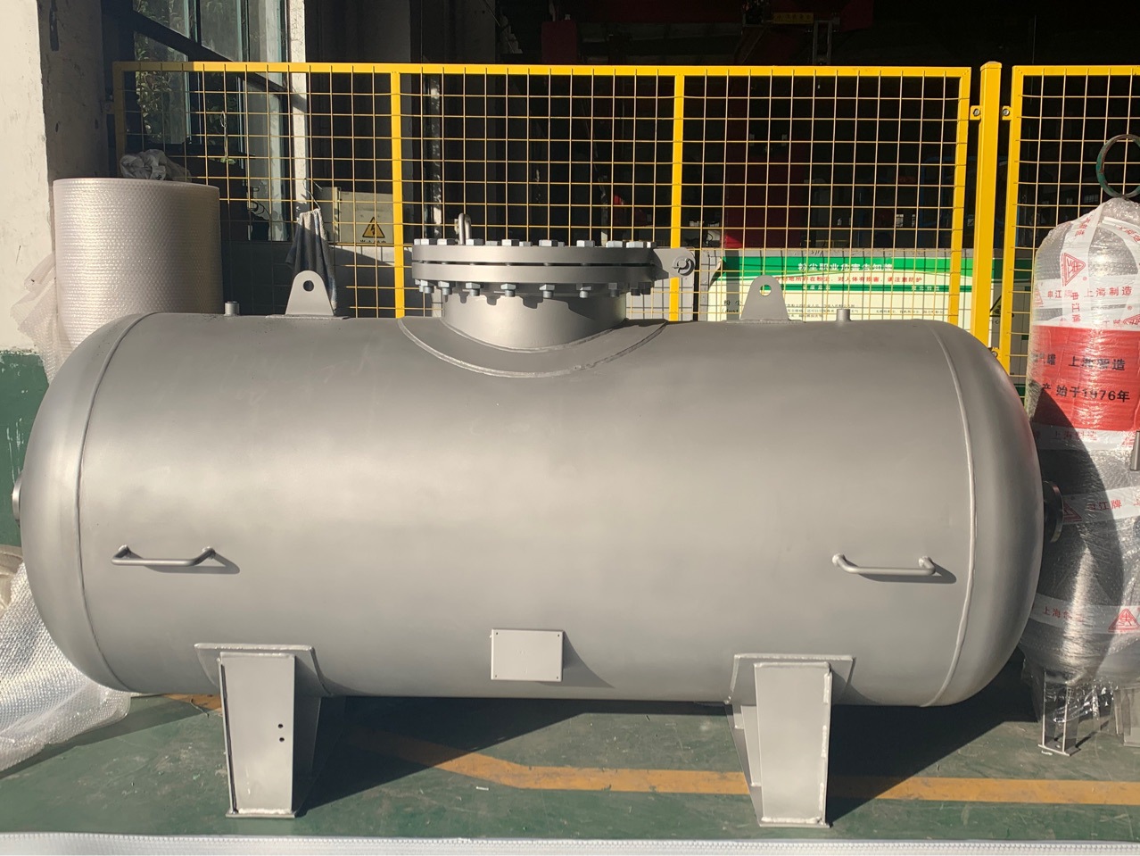 申江牌卧式不锈钢储气罐