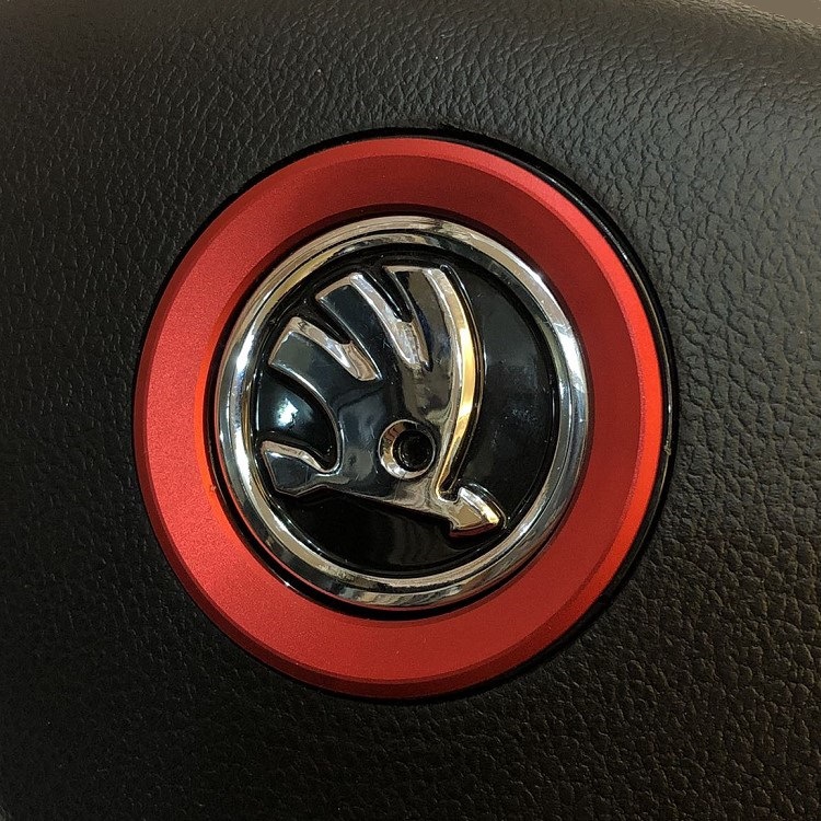 适用于斯柯达速派 昕动 昕锐 晶锐 新明锐方向盘标装饰圈