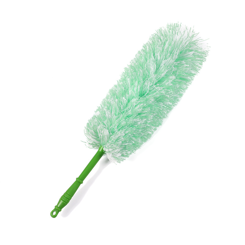 Artifact Feather Duster Dust Remove Brush Feather Duster Housework Cleaning Equipment Flexible Handle Body Soft Fluff 0766