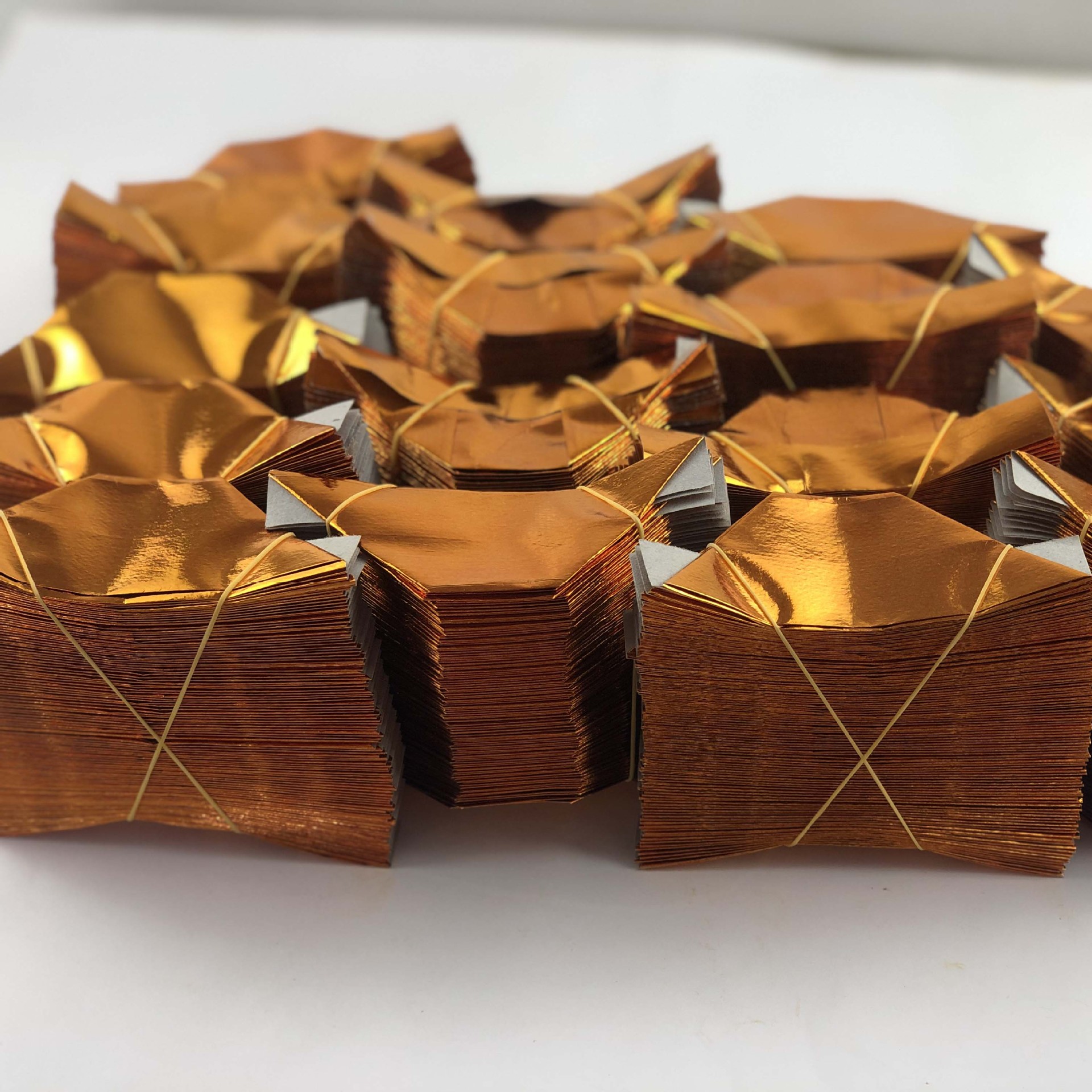 烧给死人的钱黄钱纸烧纸批黄金纸祭祀家用金元宝纸半成品手工折纸