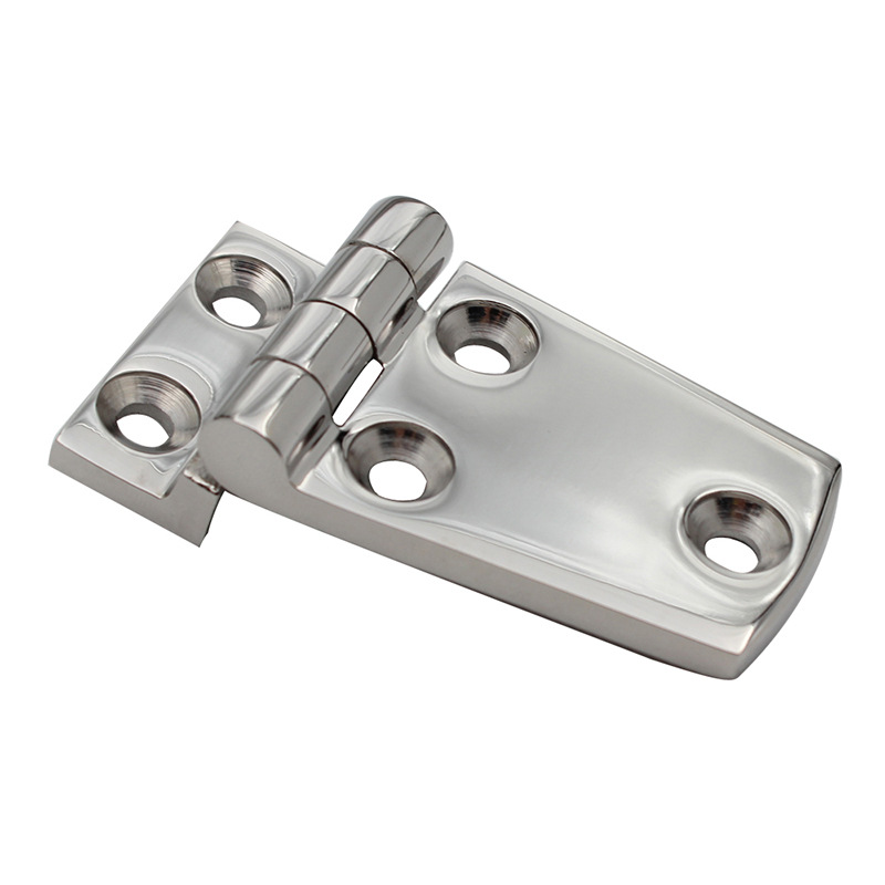 不锈钢316直角合页工业铰链柜门活页折叠弯板合页船舶游艇合页