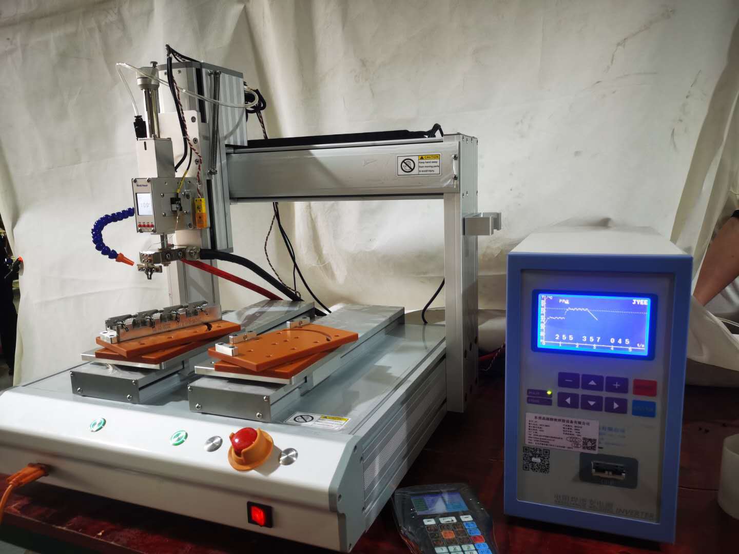 fpc排线通讯线数据线显示屏灯带自动热压焊接双工位自动热压焊机