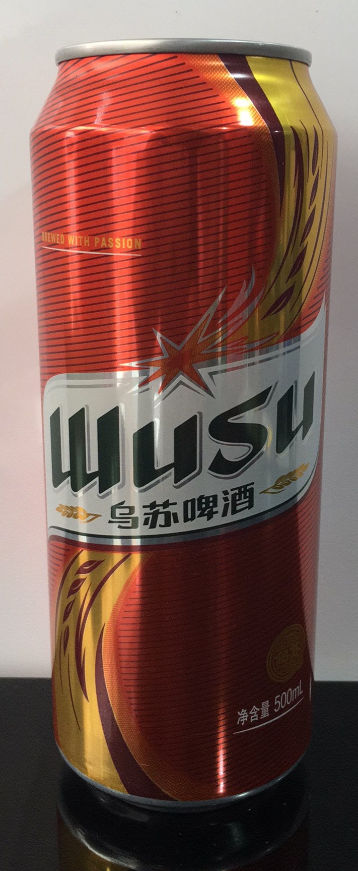 大红乌苏啤酒500ml*12罐 夺命大乌苏新疆原浆礼盒箱装