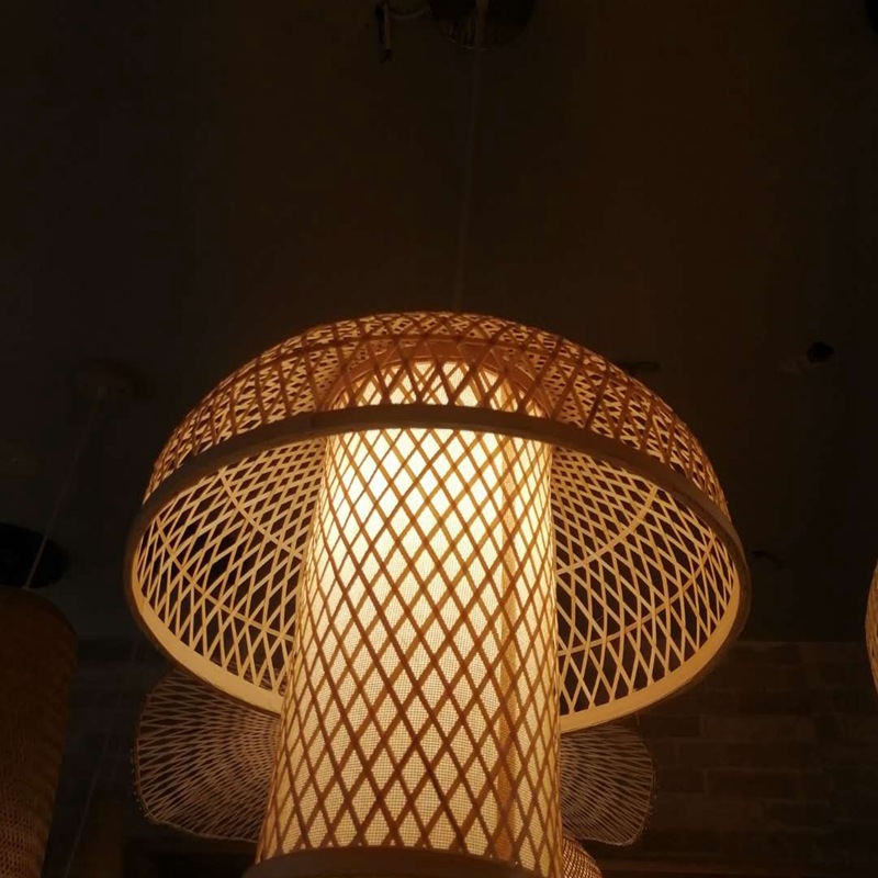 竹编吊灯日式民宿客栈创意竹子灯笼手工制作竹艺餐吊灯灯笼灯饰