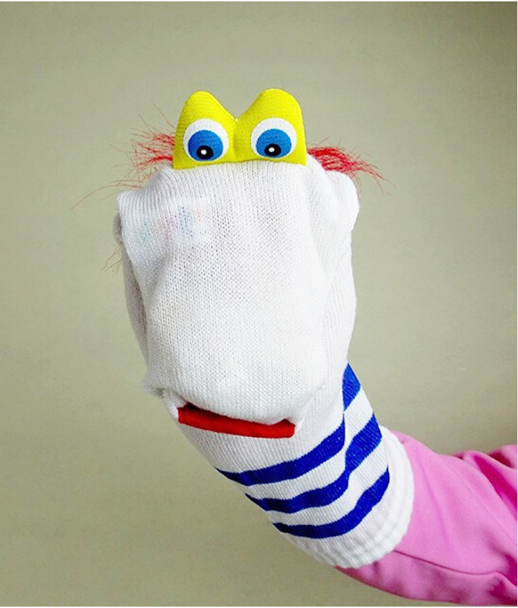 手偶 毛绒益智玩具袜子手偶幼儿园宝宝早教公仔卡通安抚玩偶批发