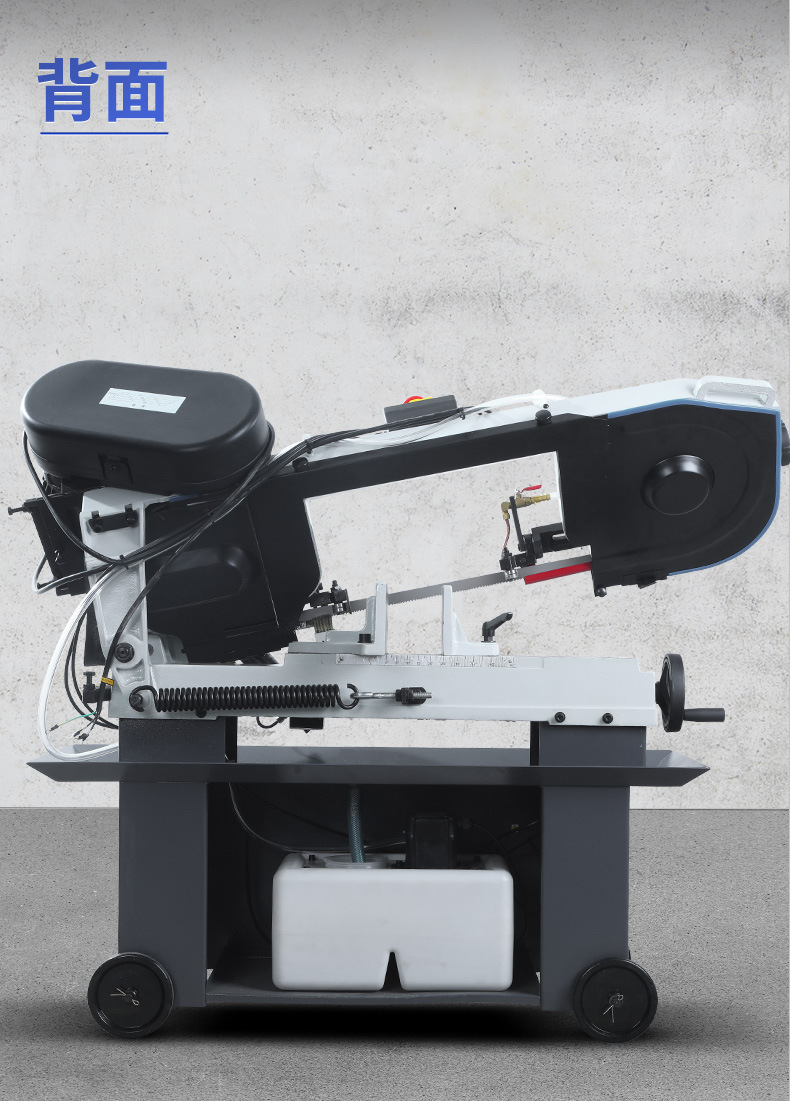 小型卧式带锯床液压半自动带锯床便携多功能带锯机金属切割小锯床