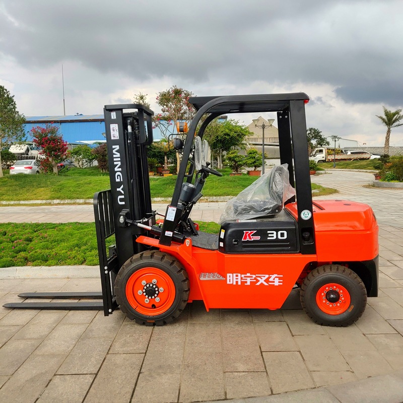 内燃柴油叉车 3吨3.5吨烧油四轮座驾式叉车 内燃平衡重式叉车