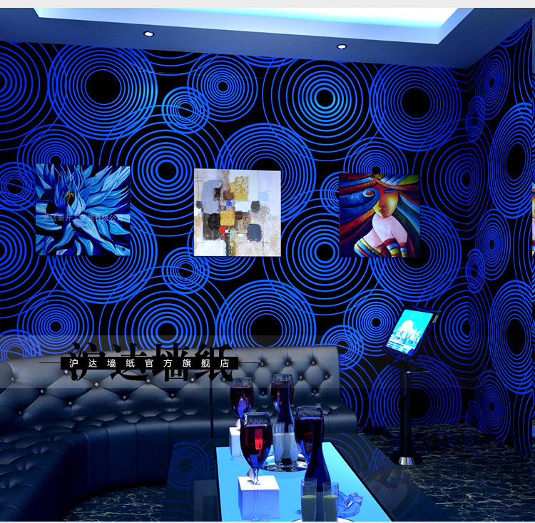 歌厅ktv专用主题包厢墙纸壁纸3d立体走廊闪光装饰背景墙酒吧壁布