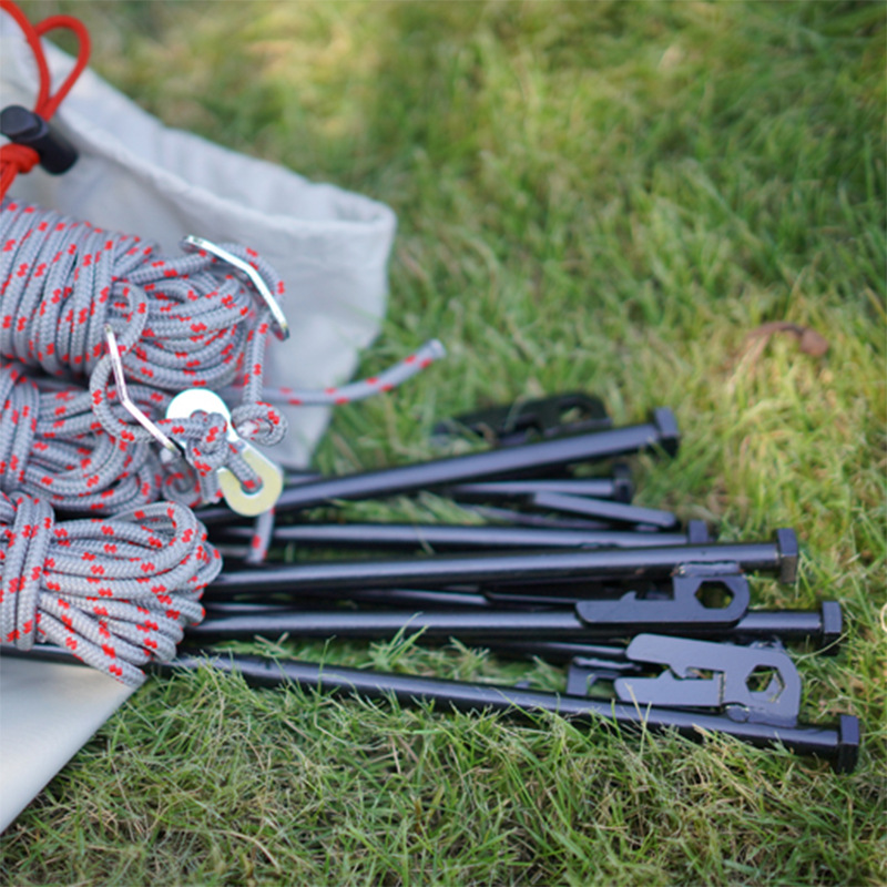 45钢户外帐篷钉野营加长加粗钢铁地钉天幕配件沙滩雪地钉vidalido