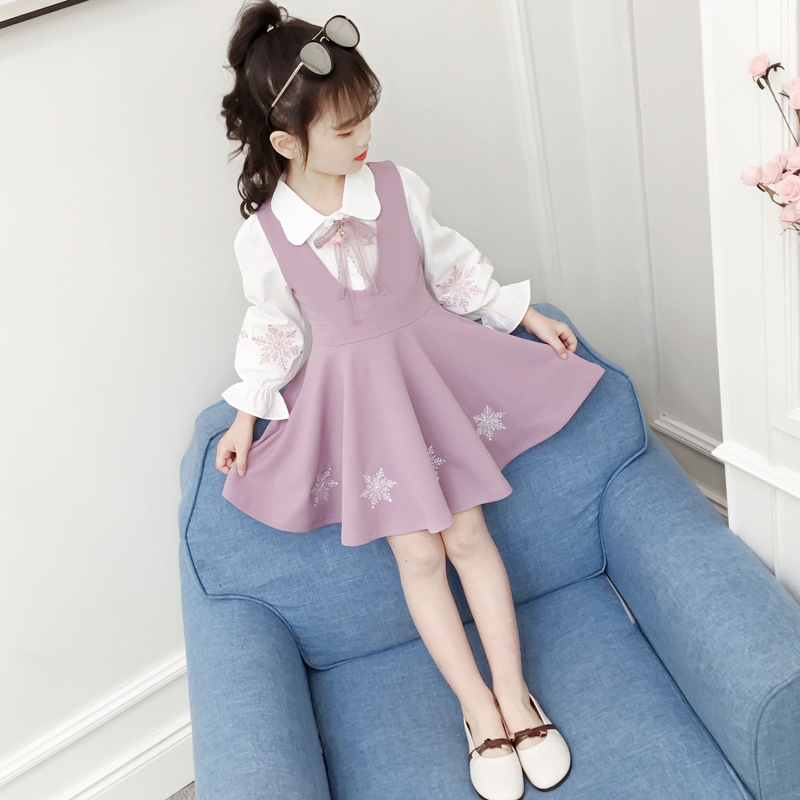 女童春秋装连衣裙3四4五5六6七7十8到10岁宝宝小女孩洋气公主裙子