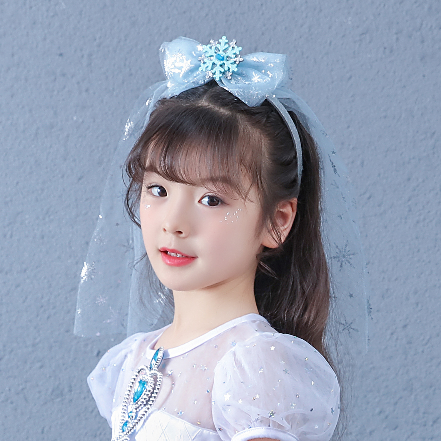 儿童女蝴蝶结冰雪奇缘发箍女童可爱公主韩国发饰发夹小孩头花头饰