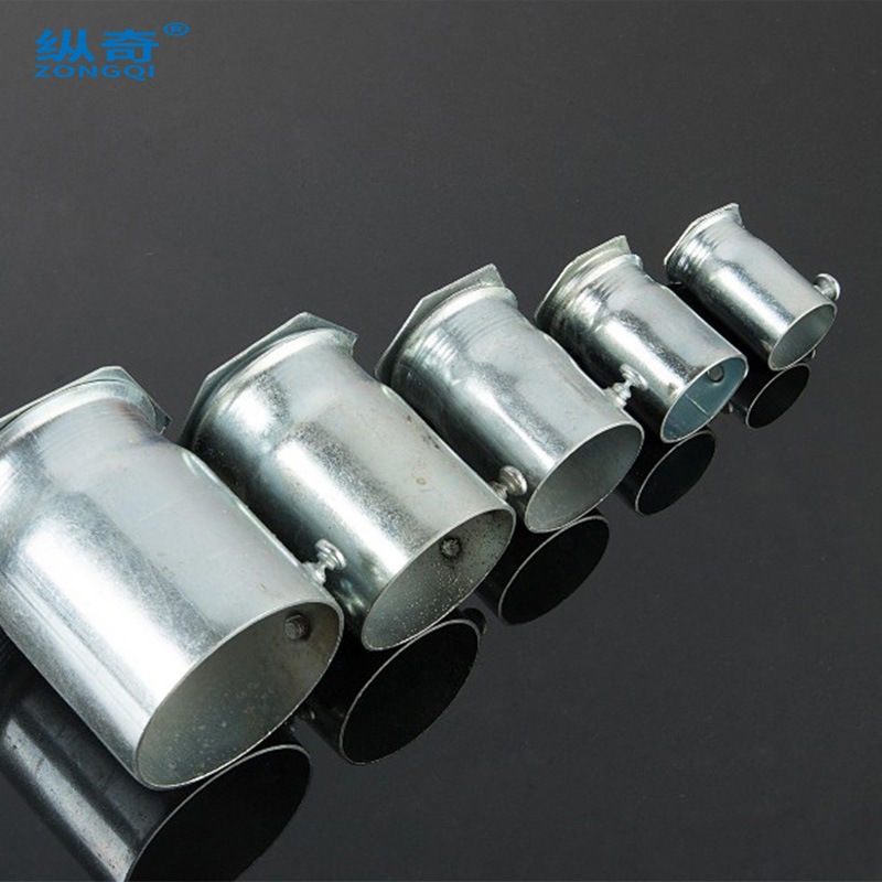 国标加长厚jdg热镀锌电线管杯梳 快速内牙盒接头 配件锁扣20 锁母