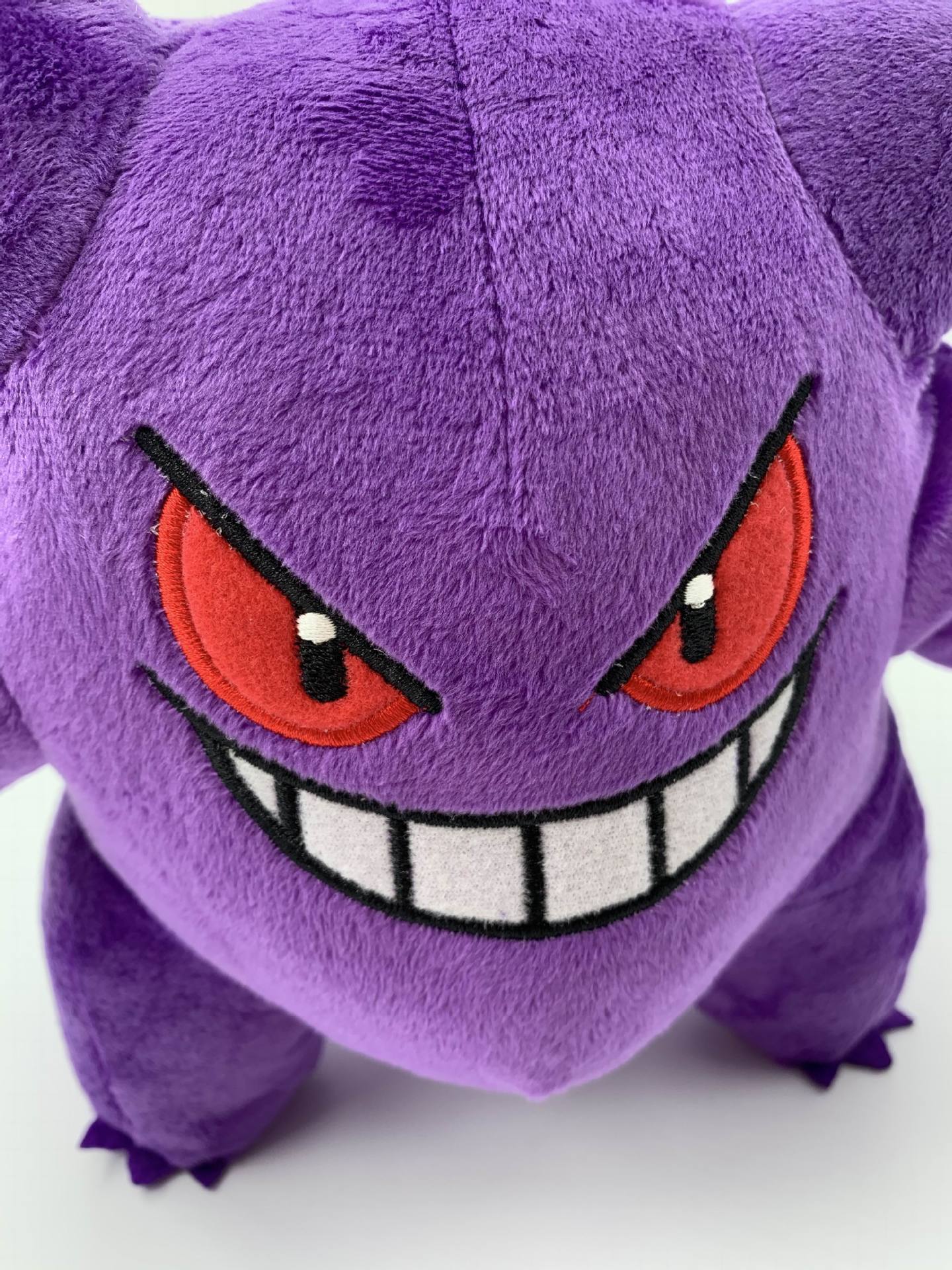 22cm 耿鬼 鬼斯通 鬼斯 进化版 站姿 紫色 毛绒公仔 玩具 玩偶