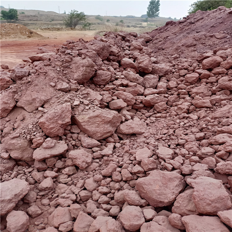 现货供应铸造赤铁粉红赤铁颗粒赤铁矿石三氧化二铁冶炼钢厂用