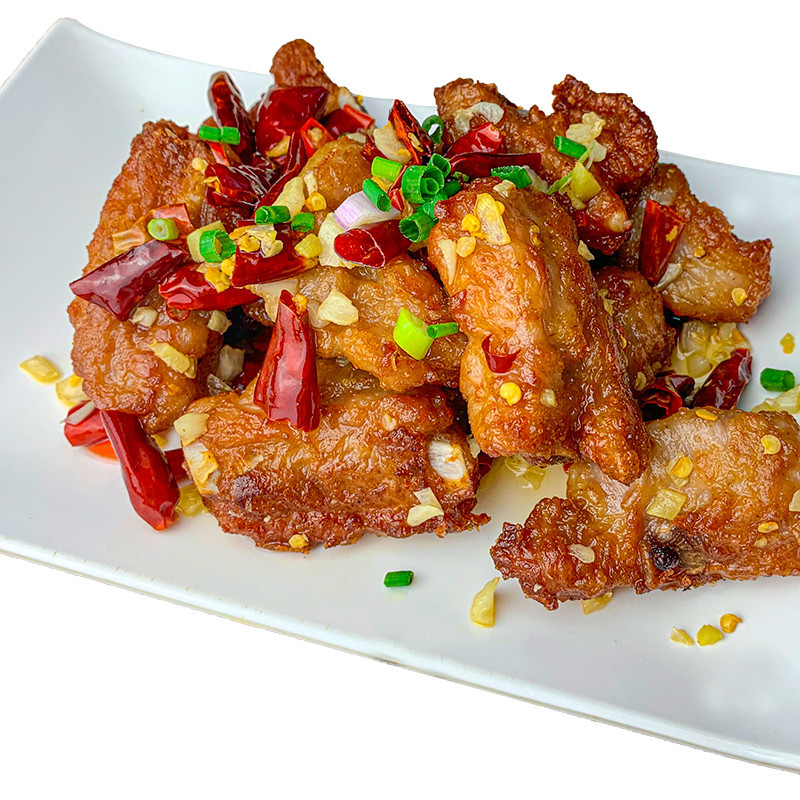 冠进蒜香骨腌制猪肋排酒店餐厅速冻油炸半成品商用食材400g*25包