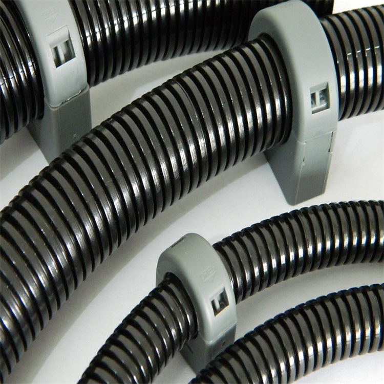 厂家直销尼龙固定支架 灰色黑色圆管固定座波纹管固定支架-阿里巴巴