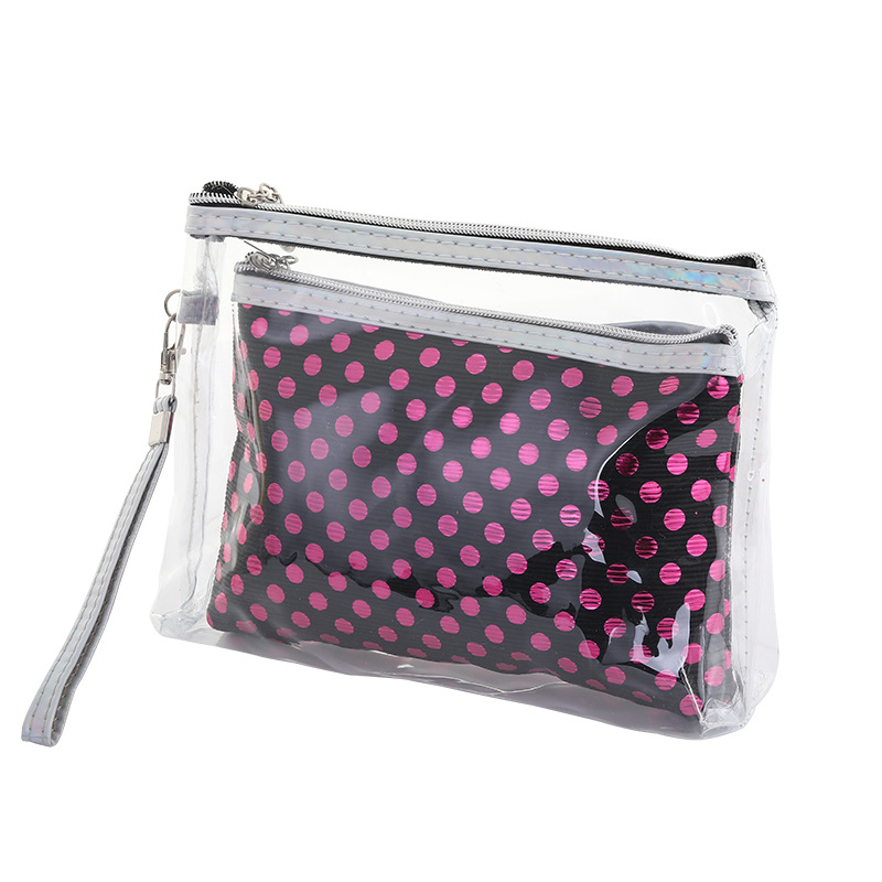 New Simple Style Daily Portable Wash Bag Travel Portable Convenient Cosmetic Bag Zipper Storage Bag