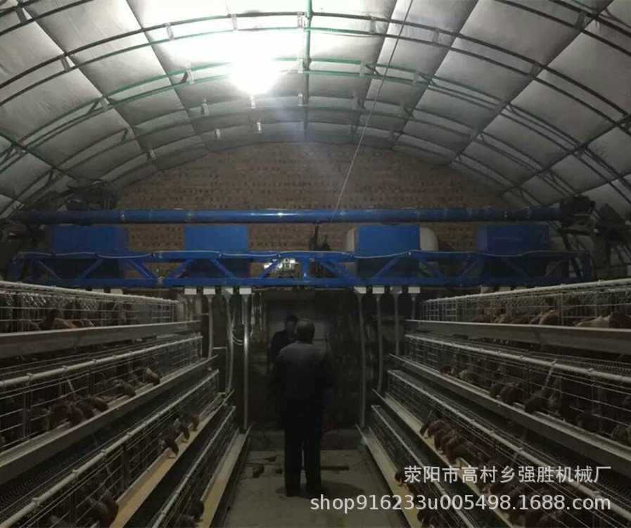 为养殖户量身制作行车式鸡场喂料机蛋鸡自动上料机 厂家上门安装