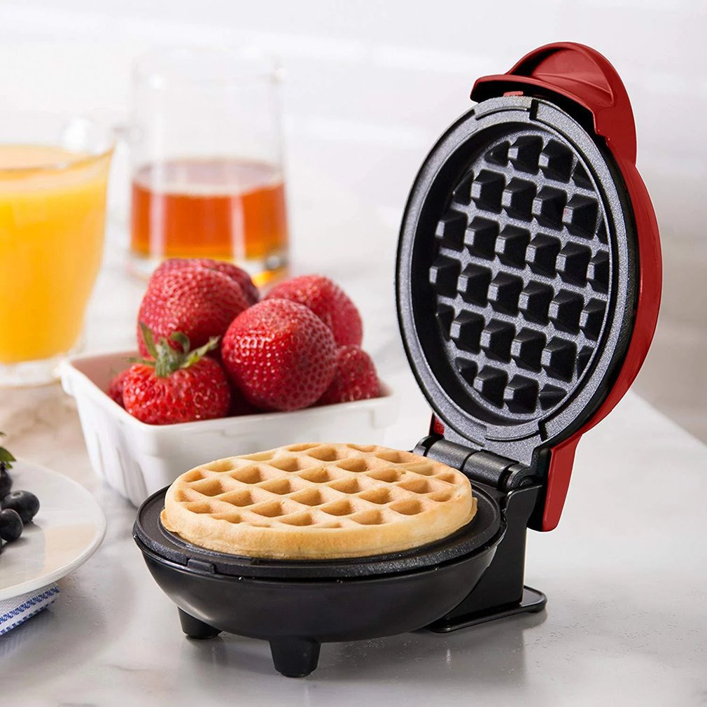新品min make waffle 迷你华夫饼机 家用儿童烘焙机多功能蛋糕机