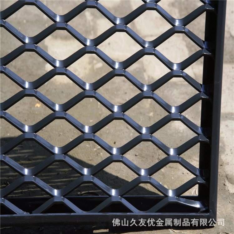 菱形网 铁艺屏风 装饰隔断铁网 镂空背景墙吊顶网 拉伸防护网