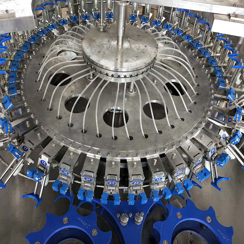 全自动玻璃瓶洗瓶机洗瓶机玻璃瓶圆形冲瓶机定制40头玻璃瓶洗瓶机-阿