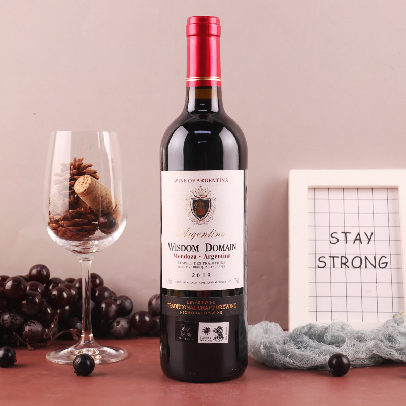 阿根廷进口酒质 红酒门多萨 干红葡萄酒礼盒厂家酒吧酒水批发代发